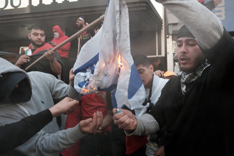 Rally In Support Of Israel Held In