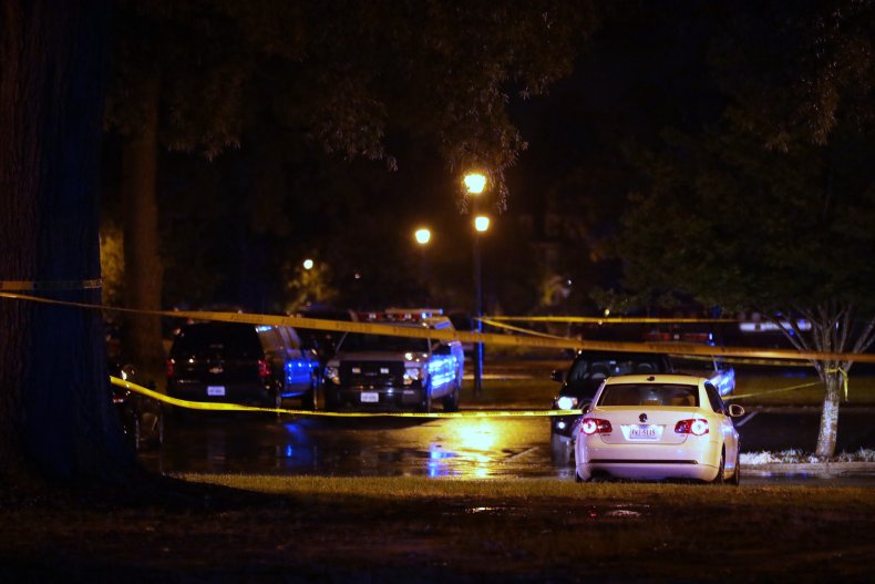 Police tape in Virginia