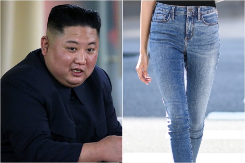 North Korea 'bans skinny jeans'