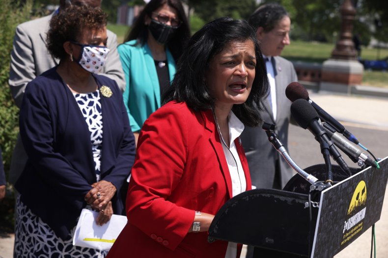 Lee and Jayapal unveil poverty relief plan