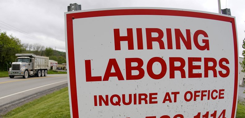 Hiring Laborers Sign