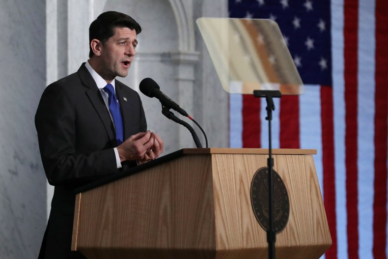 Former Speaker of the House Paul Ryan