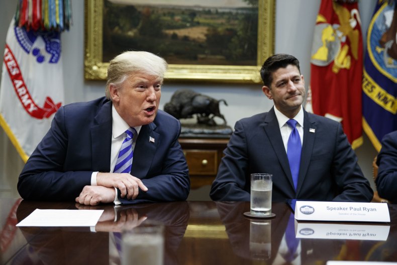 Then-Speaker of the House Paul Ryan