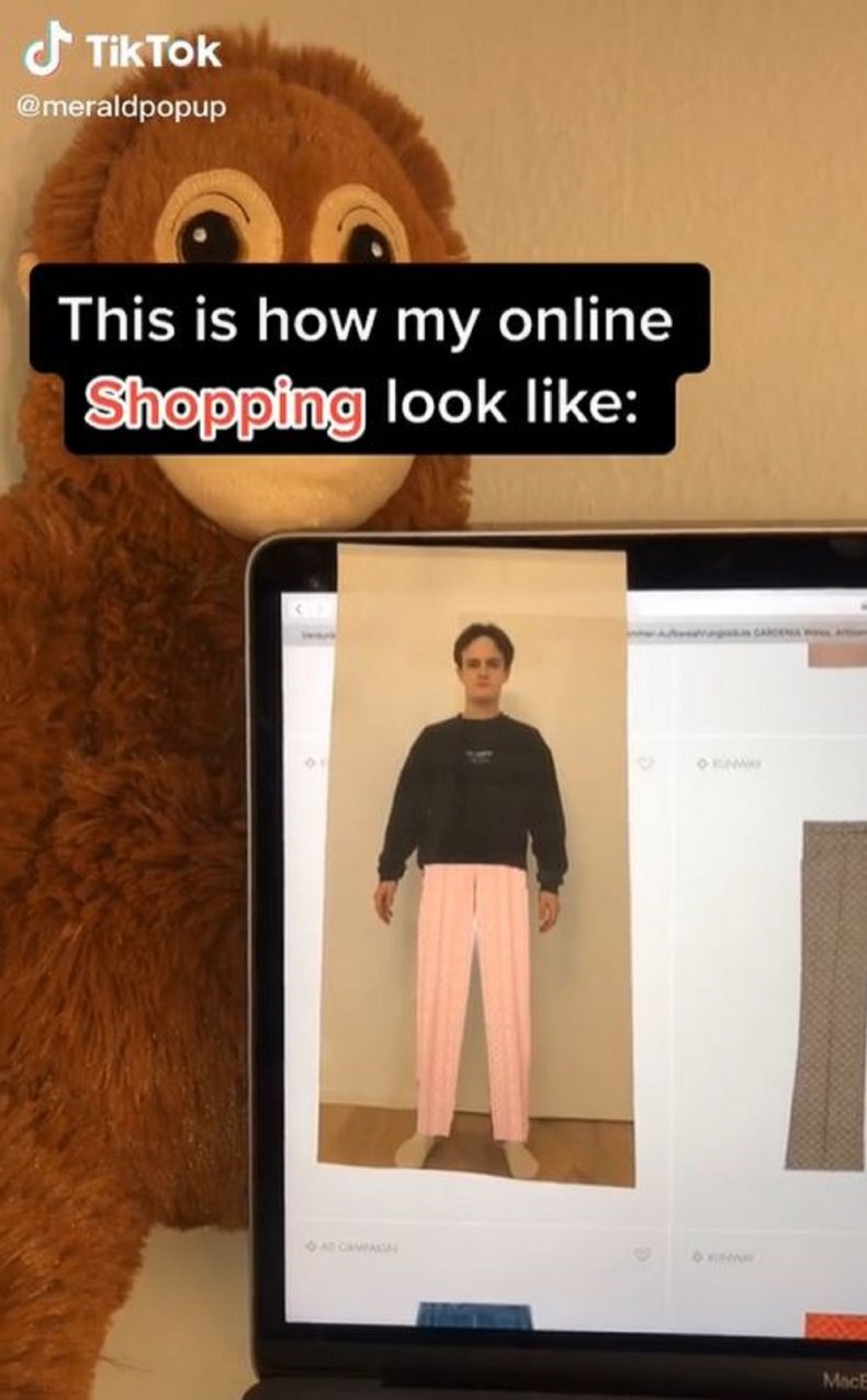 Merald showing their online shopping hack