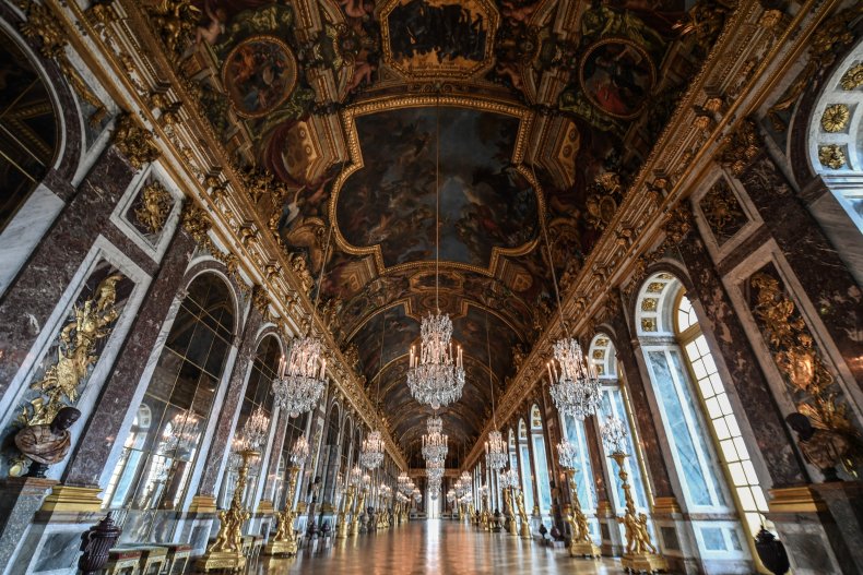 The "galerie des glaces" in Versailles