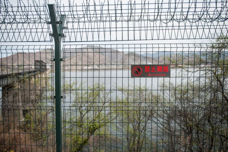 North Korea/China border