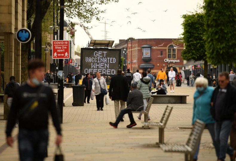 Get Vaccinated When Offered Sign England