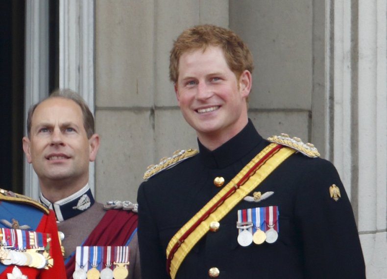 Prince Harry, Prince Edward in Military Uniform