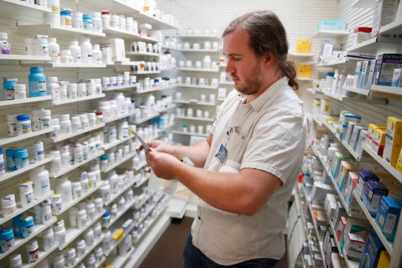 prescription drugs being filled