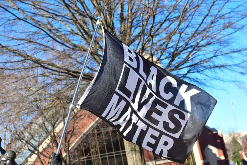 Black Lives Matter flag