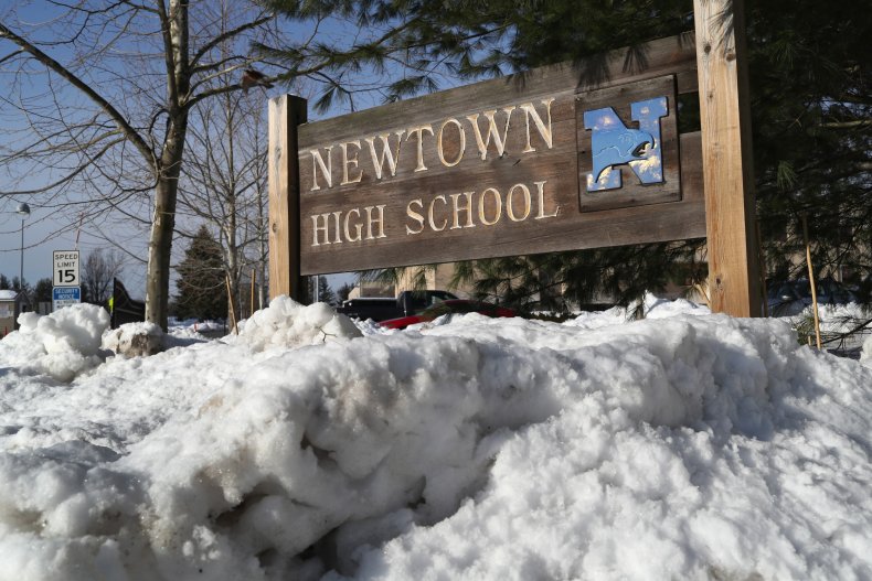Newtown High School in Connecticut