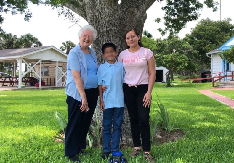 10-year-old migrant reunited with mom