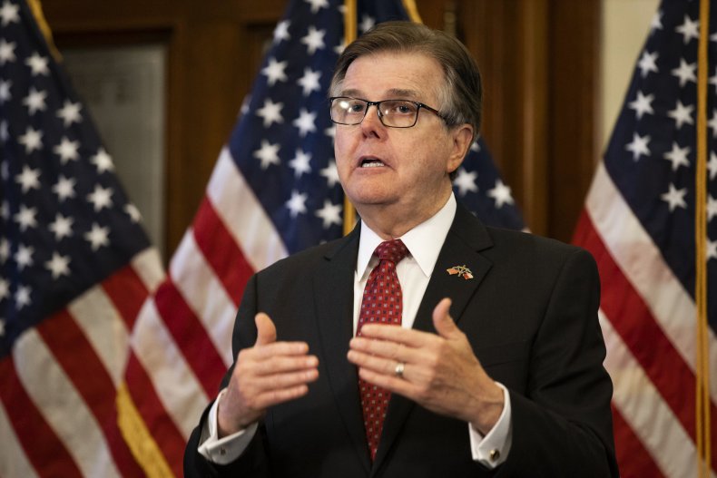 Dan Patrick speaks on Texas voting bill