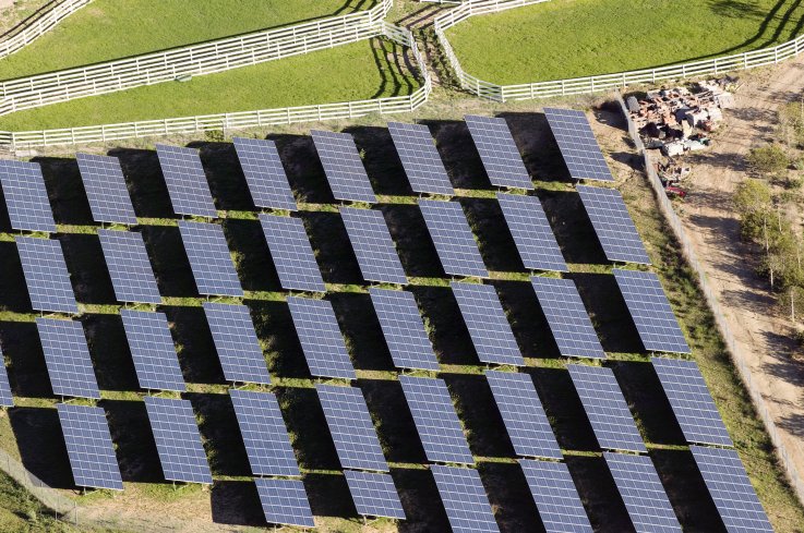 Solar farm in California
