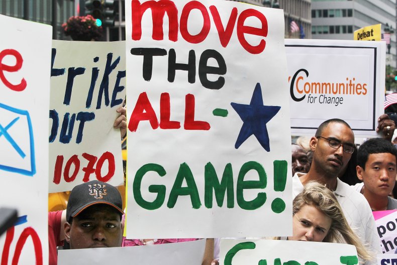 An MLB All-Star Game Protest in 2010