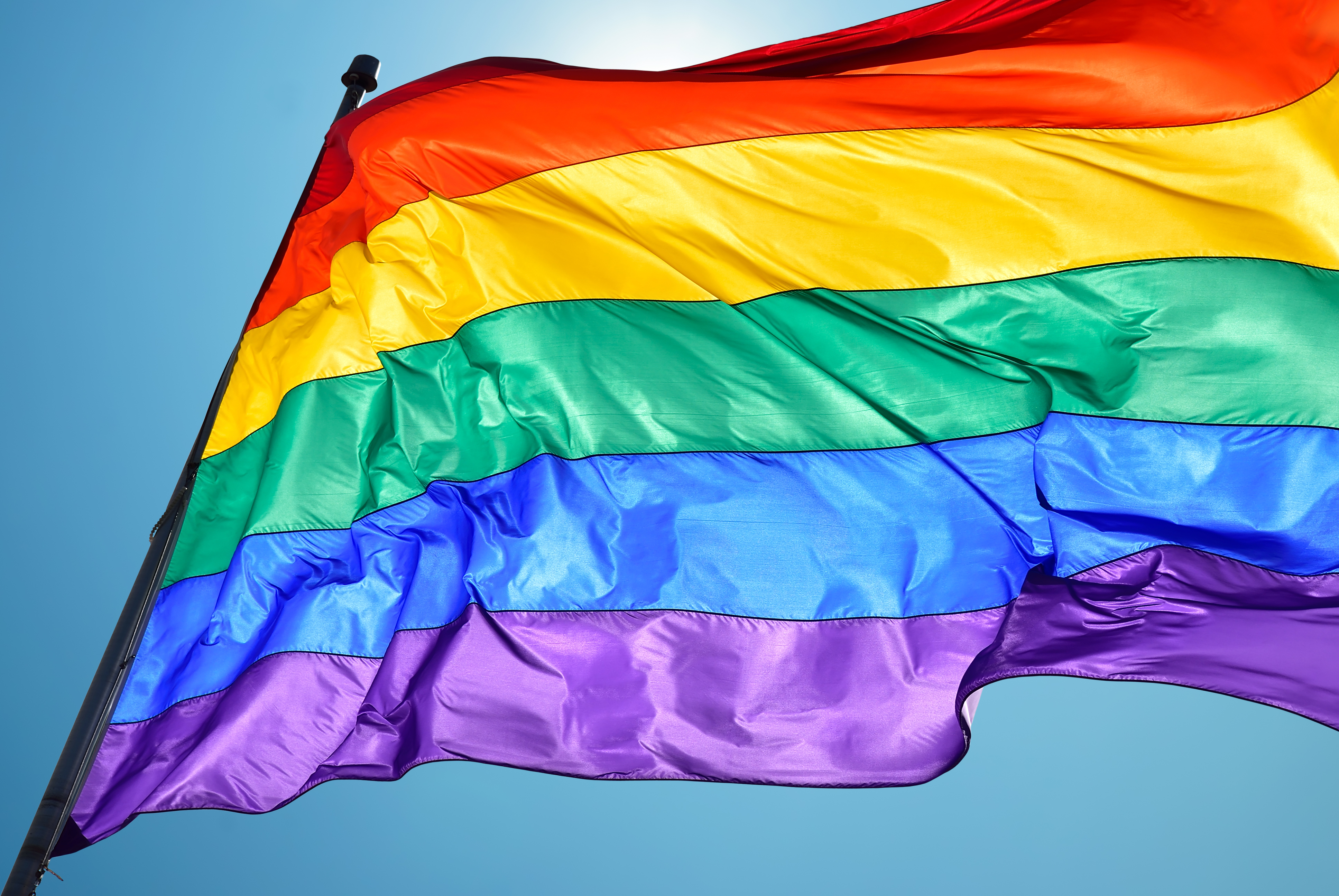 burning gay pride flag newsweek