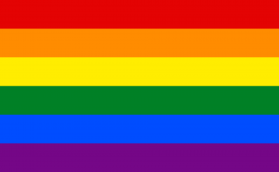The rainbow pride flag. 