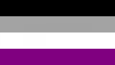 The asexual pride flag. 