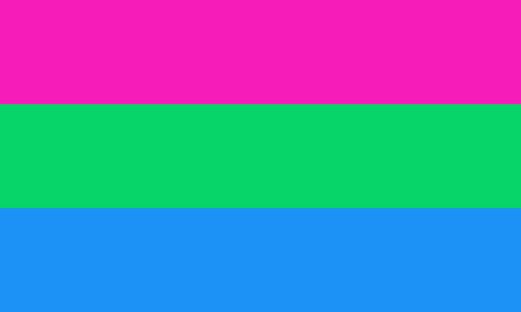 Polysexuality Flag 3x5 ft Polysexual Pride LGBT Bisexual Banner Pink Green Blue 