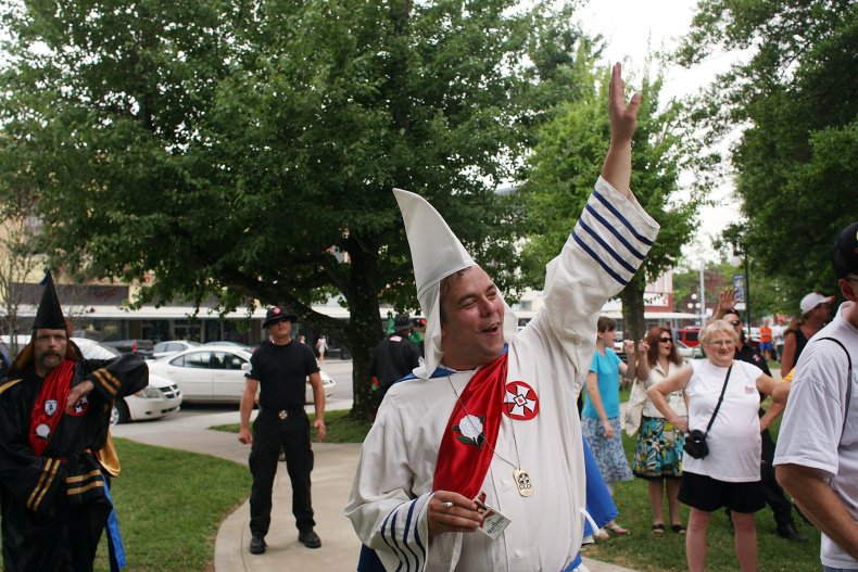 KKK meeting Memphis park