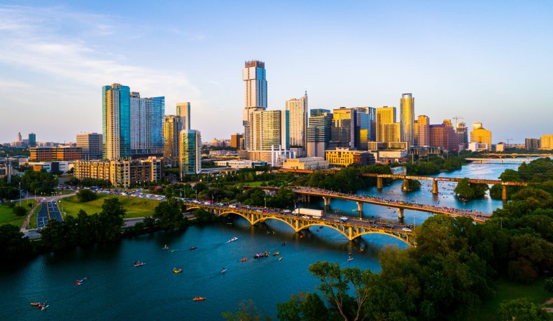 Austin view from water
