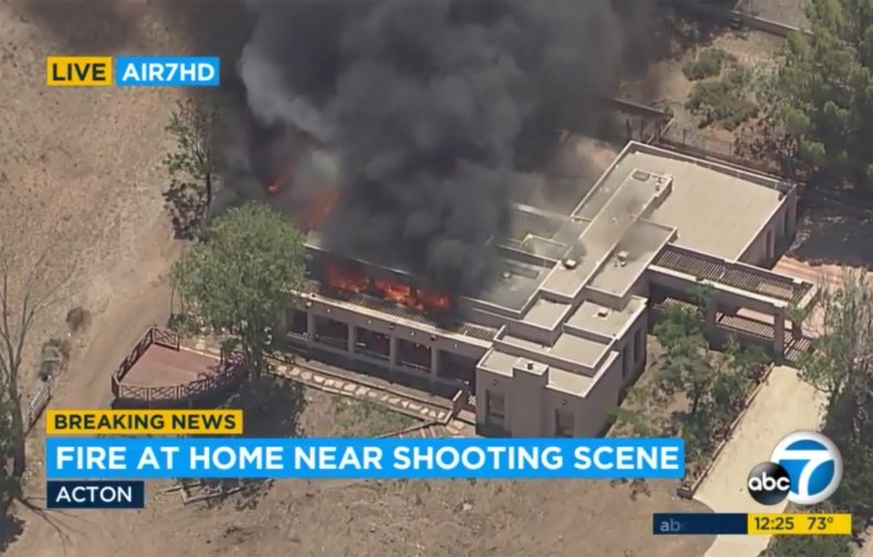 Acton CA House Fire Shooting 4
