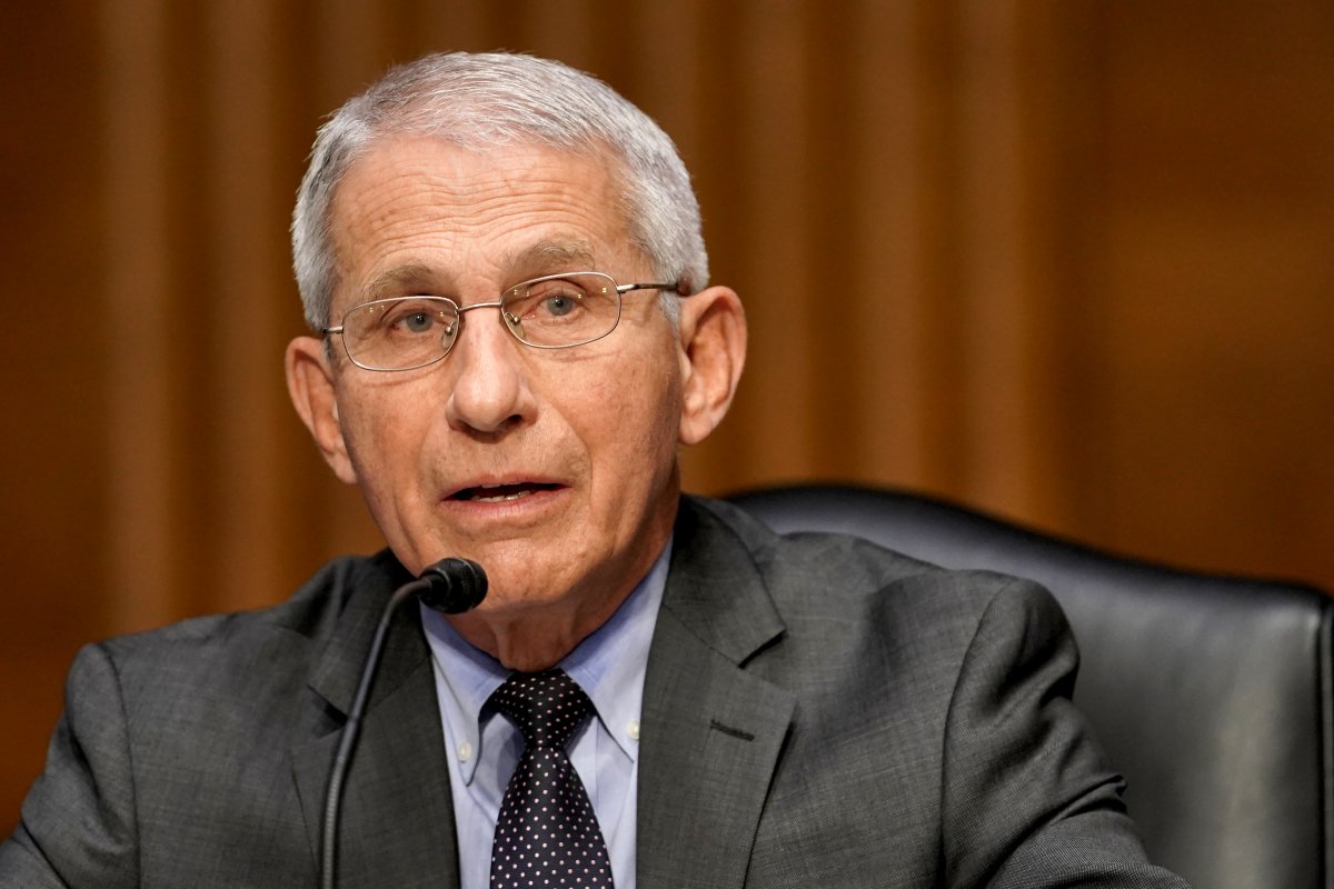 Anthony Fauci Speaks During a Senate Hearing