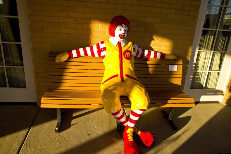 Ronald McDonald statue  in Chicago