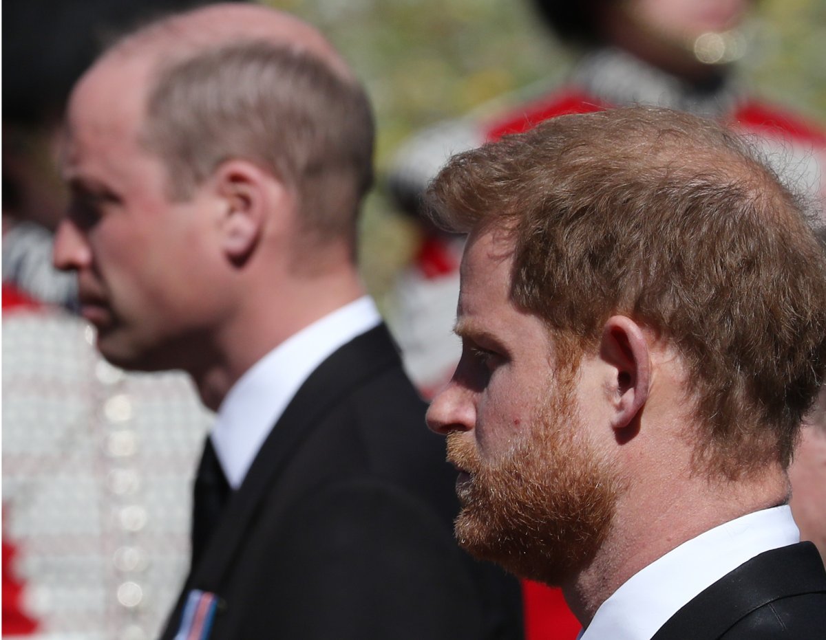 Prince Harry, Prince William at Philip's Funeral