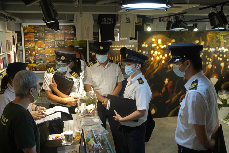 Officers at June 4 Memorial Museum