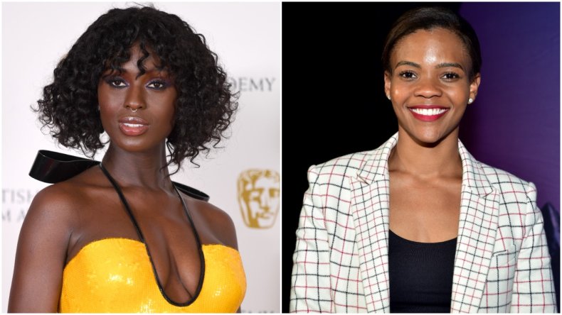 Jodie Turner-Smith and Candace Owens