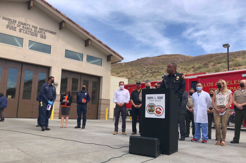 LA County Fire Chief News Conference