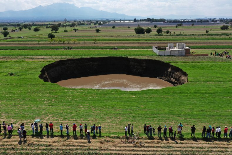 sinkhole Mexico