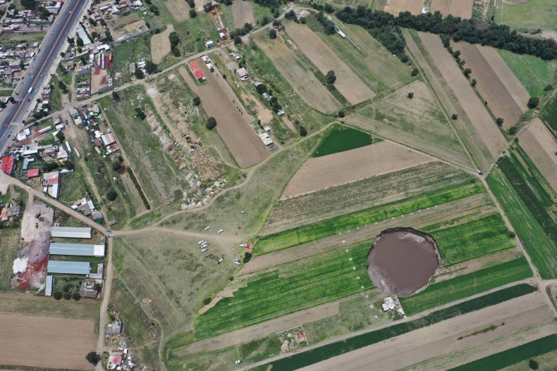 sinkhole Mexico