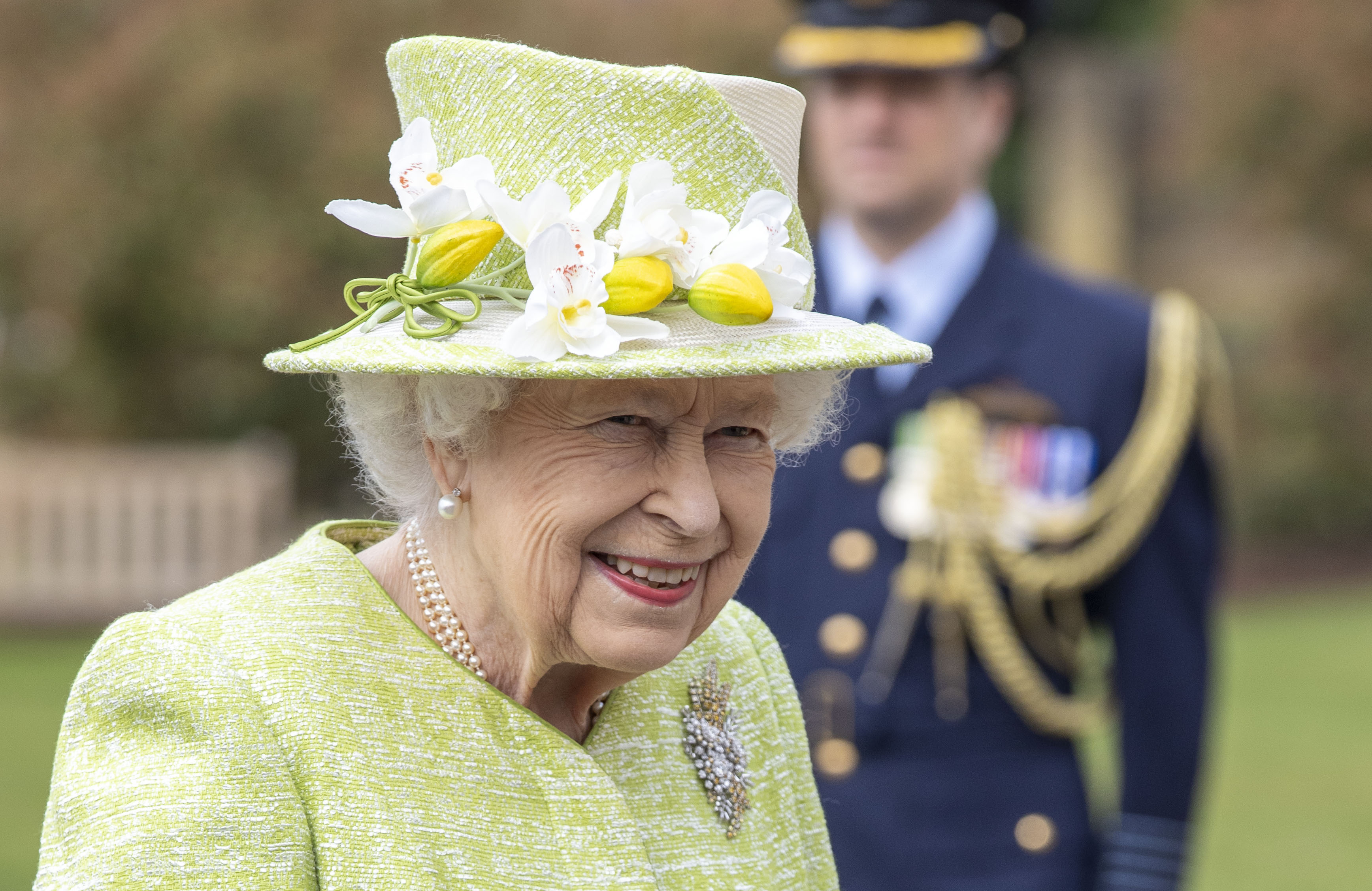 queen elizabeth ii visits air force memorial