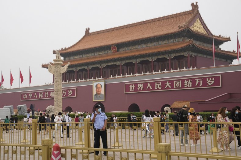 Officer at Tiananmen Gate, Beijing