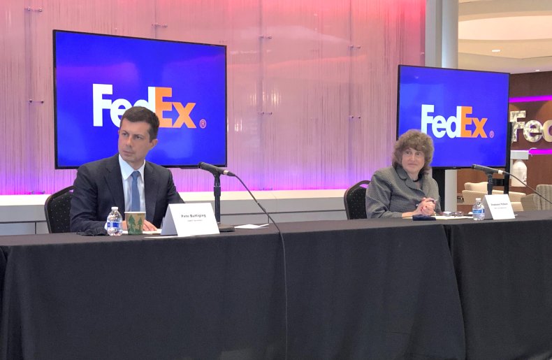 Pete Buttigieg FedEx meeting