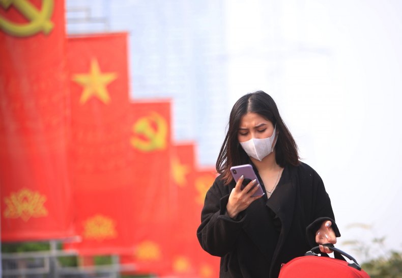 Vietnam Bans All Religious Events After Protestant Church
Service Triggers COVID Cluster 2 Woman Wearing Mask In Vietnam