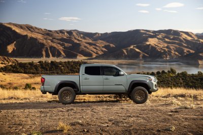 2022 Toyota Tacoma Trail Edition profile side 2022 Toyota Tacoma Trail Edition profile side