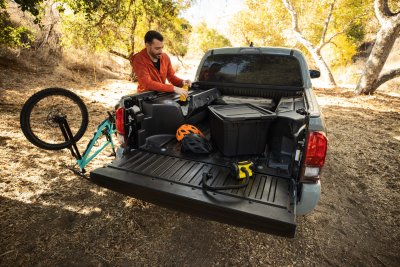 2022 Toyota Tacoma Trail Edition bed cooler