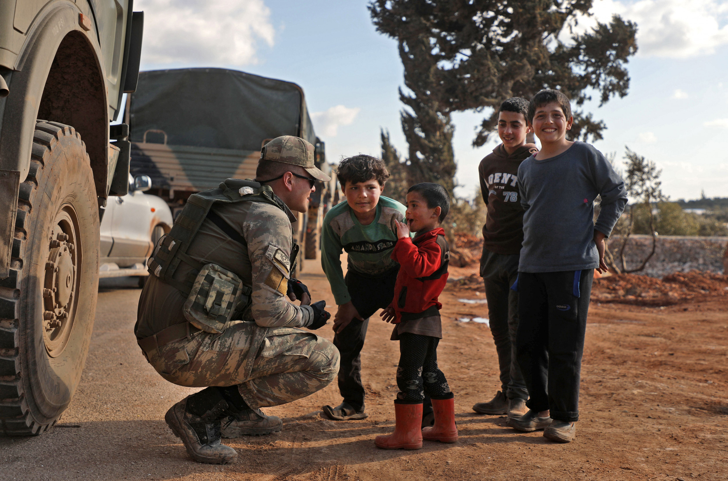 Russia Should Keep Lone Syria Border Crossing Open Or Syrians Will Die   Displaced Syrians Near Bab Al Hawa Border Crossing 