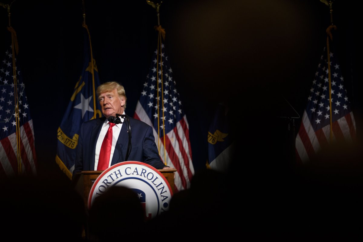 Trump was accused of wearing pants backwards