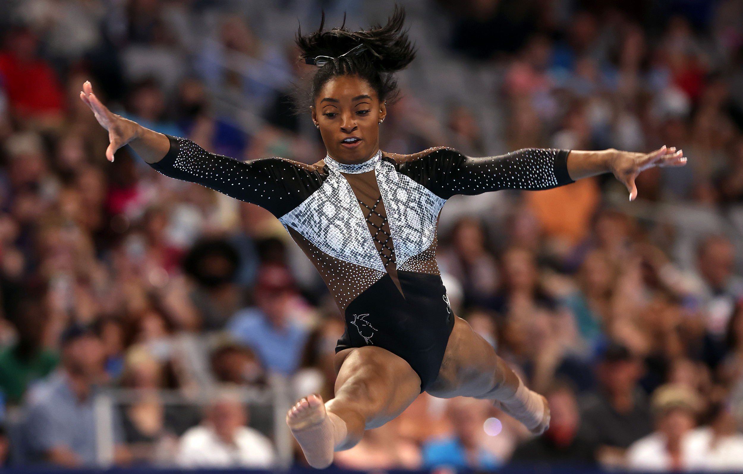 Simone Biles' Gymnastics Routine Leaves Commentators Speechless