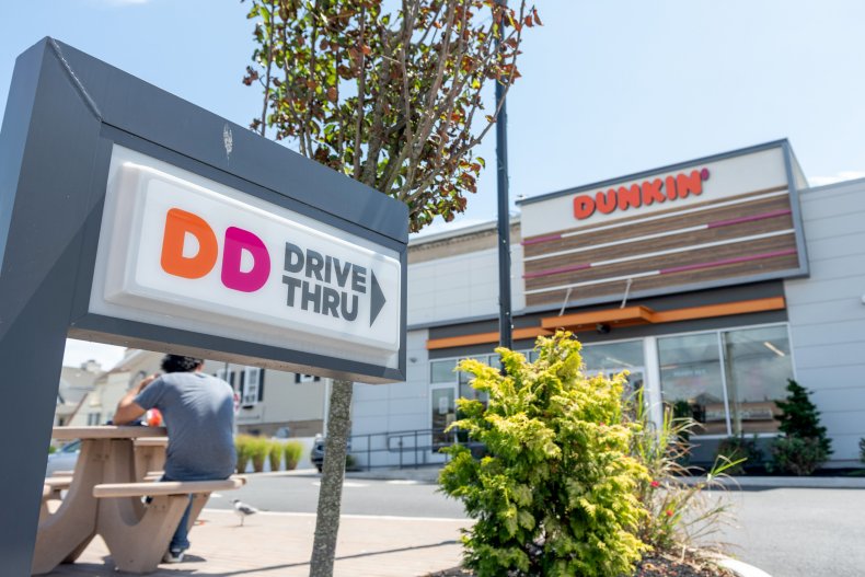 Dunkin' stock photo