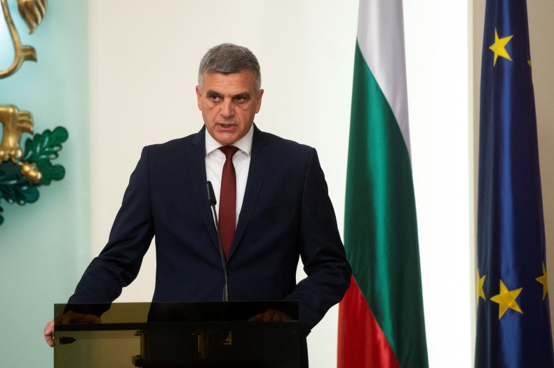 Bulgaria's Prime Minister Stefan Yanev 