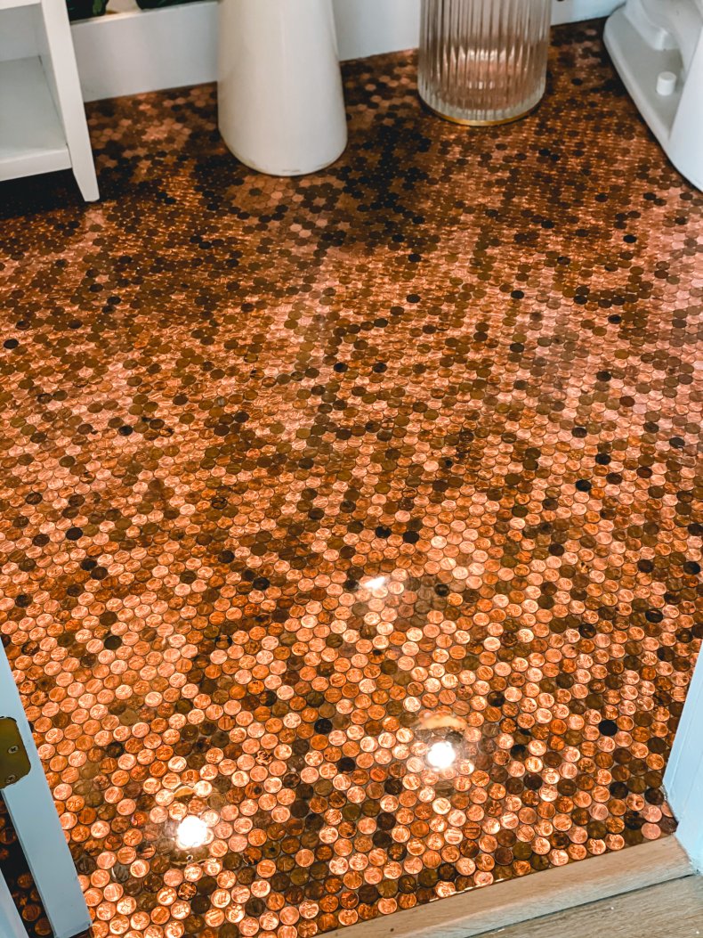 An after photo of Jordan Darian's bathroom