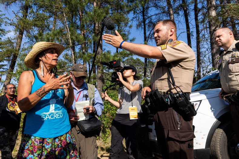 Enbridge Energy Pipeline Protest