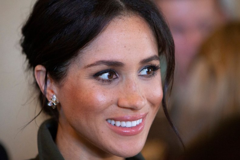 Meghan Markle Wearing Princess Diana's Earrings