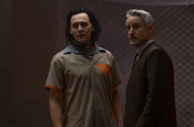 Tom Hiddleston and Owen Wilson in Loki