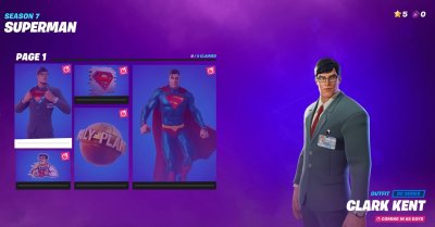 Superman Appears in Fortnites Battle Pass